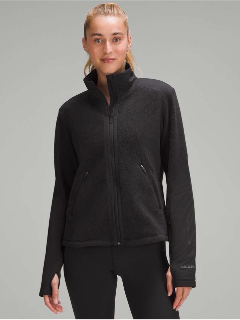 Lululemon Fleece-Lined Running Jacket
Black